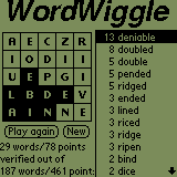 MKSoft WordWiggle for PalmOS